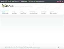 Tablet Screenshot of airfresh.pl